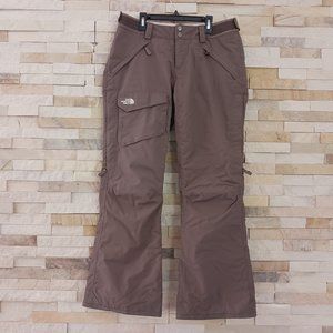 North Face Tan Light Brown Womens Medium Ski Snow Snowboard Winter Pants Suit M
